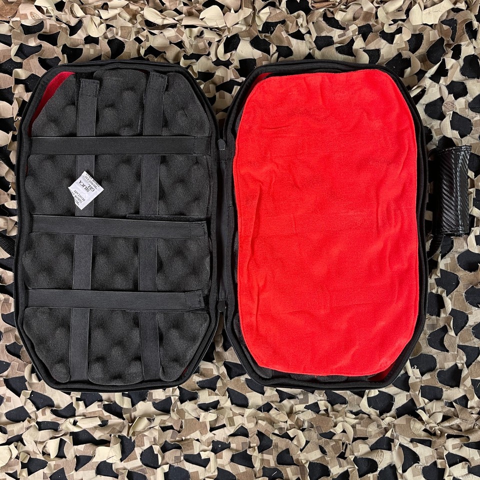 New Inception Designs Carbon Fiber Gun Case w/ Egg Crate Foam - Large ...