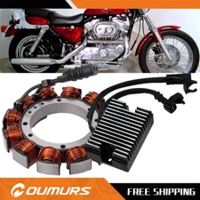 Stator Coil #29970-88 & Voltage Regulator Rectifier #74523-94 Fits For Harley