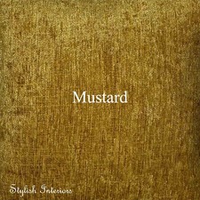 Elite Chenille Curtains Pair 3" Pencil Pleated Headed Tape HandMade Home Decor