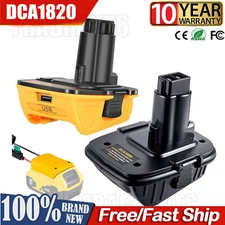 DCA1820 Battery Adapter Converter For DEWALT 18V to 20V Max Li-Ion Tool Drill
