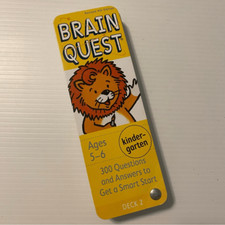 Brain Quest Kindergarten: 300 Questions and Answers to Get a smart start deck 2