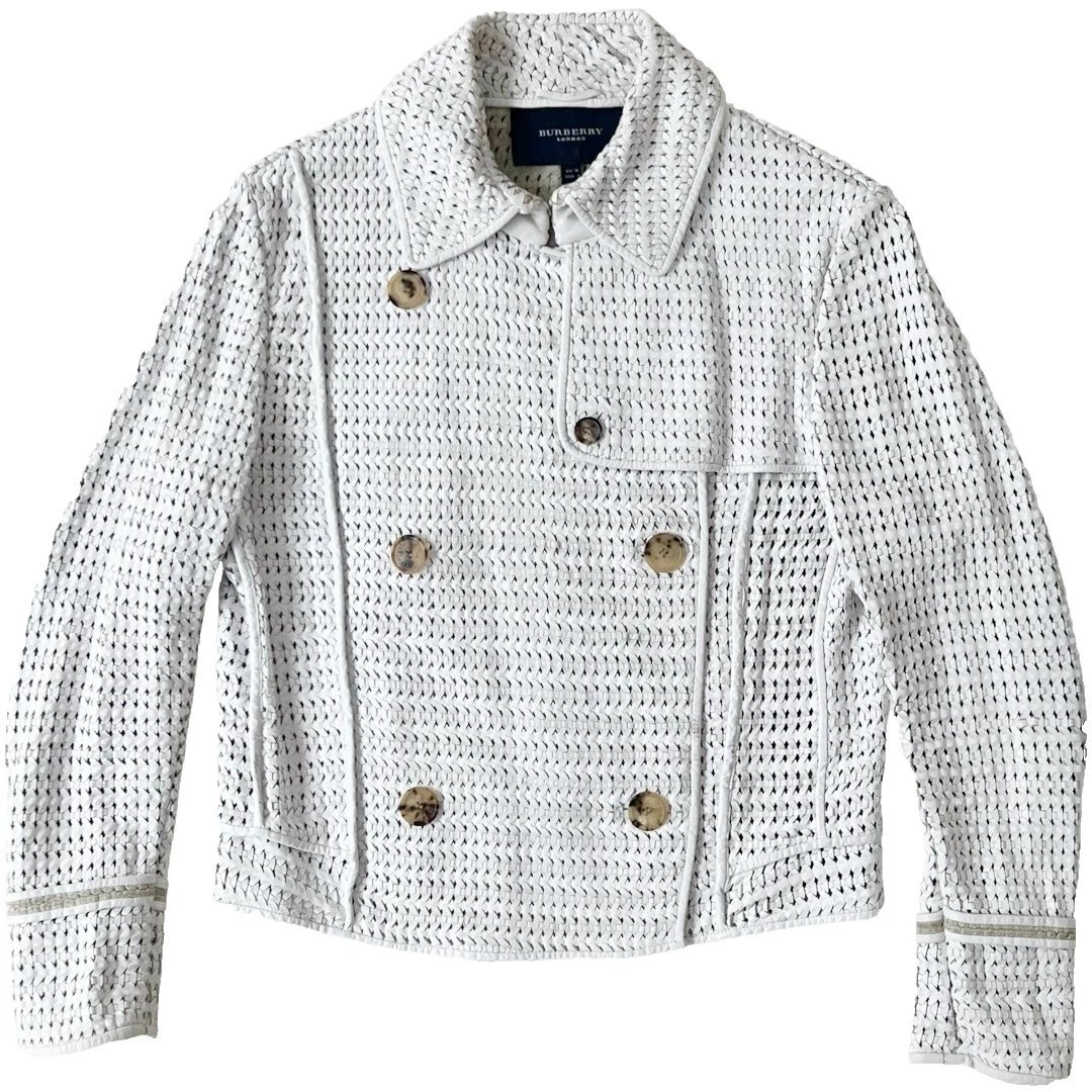 Burberry White Coats, Jackets & Vests for Women