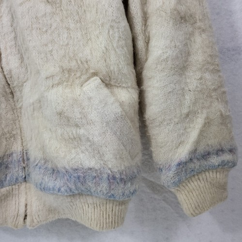 Vintage Icelandic Wool Jacket Cardigan Size Large 70s Lined Samband Of Iceland - Picture 6 of 7