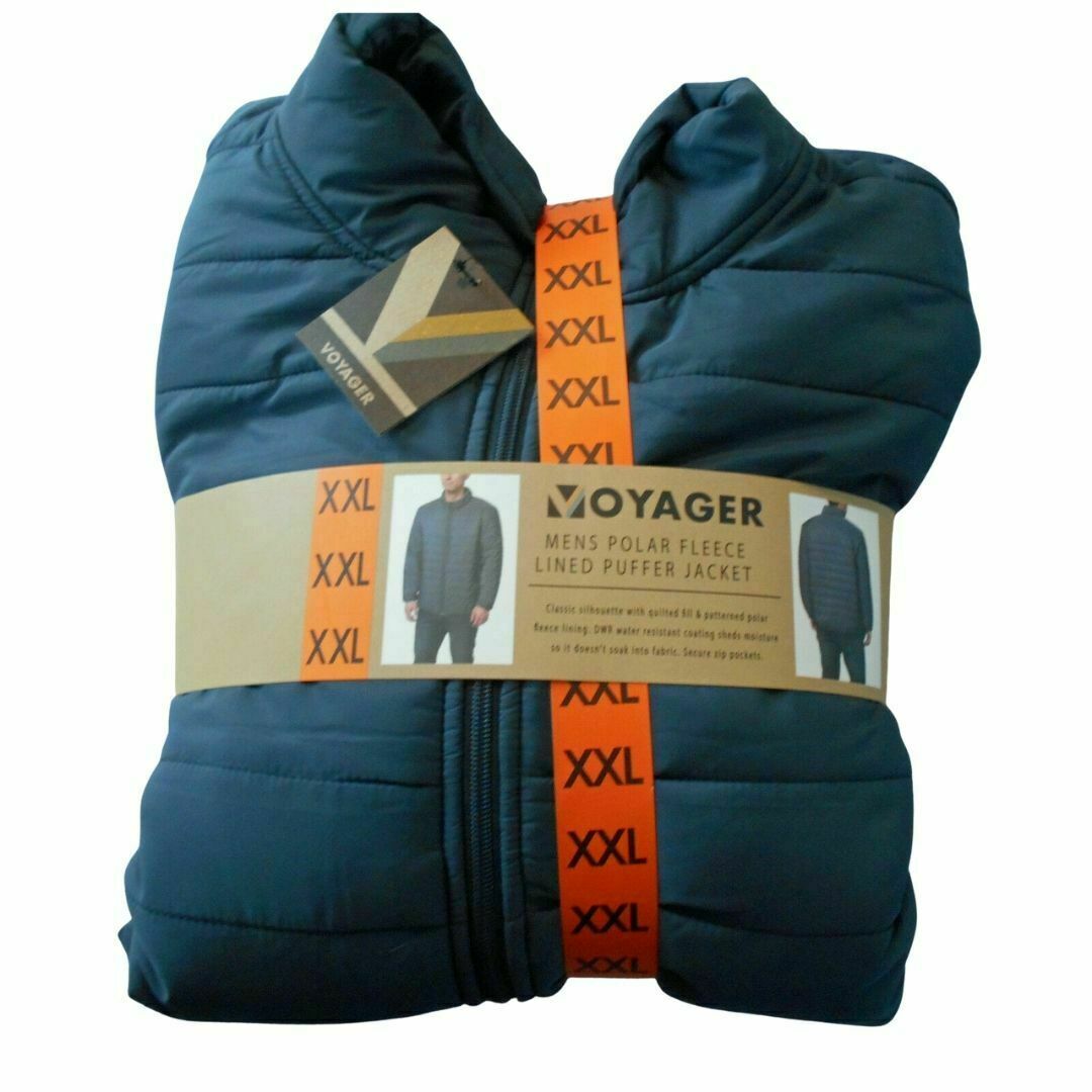 Voyager Men's Polar Fleece Lined Puffer Jacket eBay