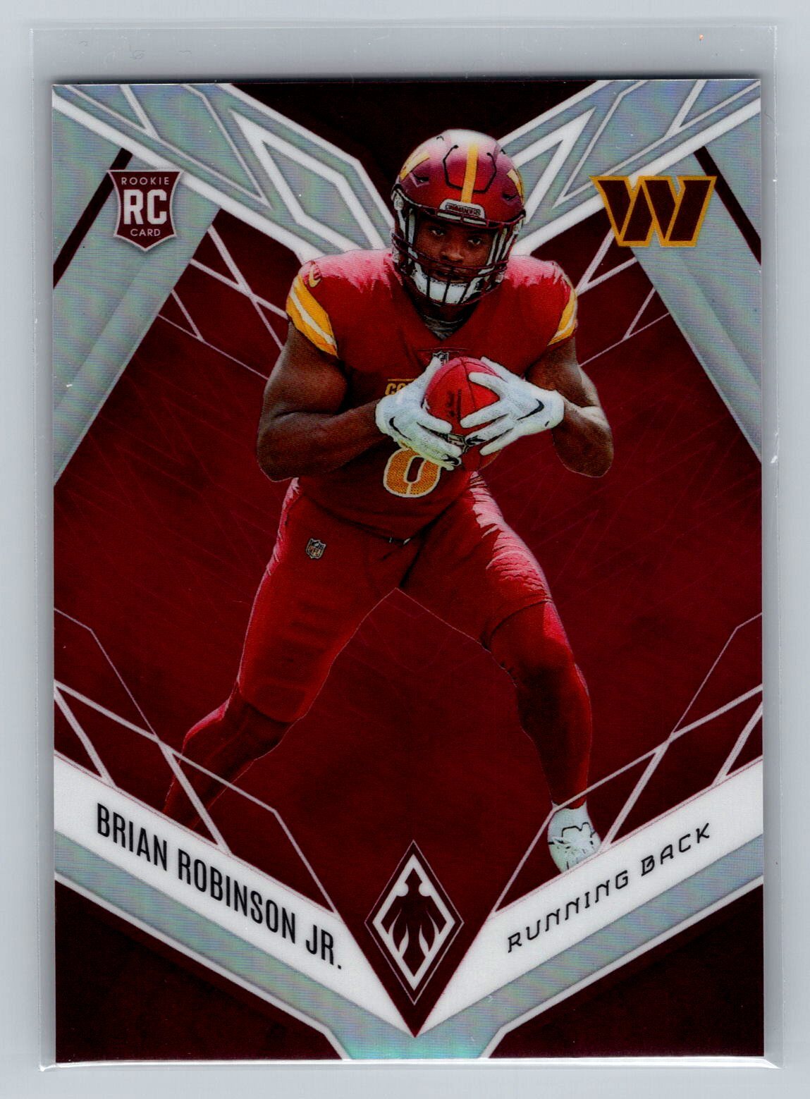 2022 Panini Phoenix #127 Brian Robinson Jr. Red #/250