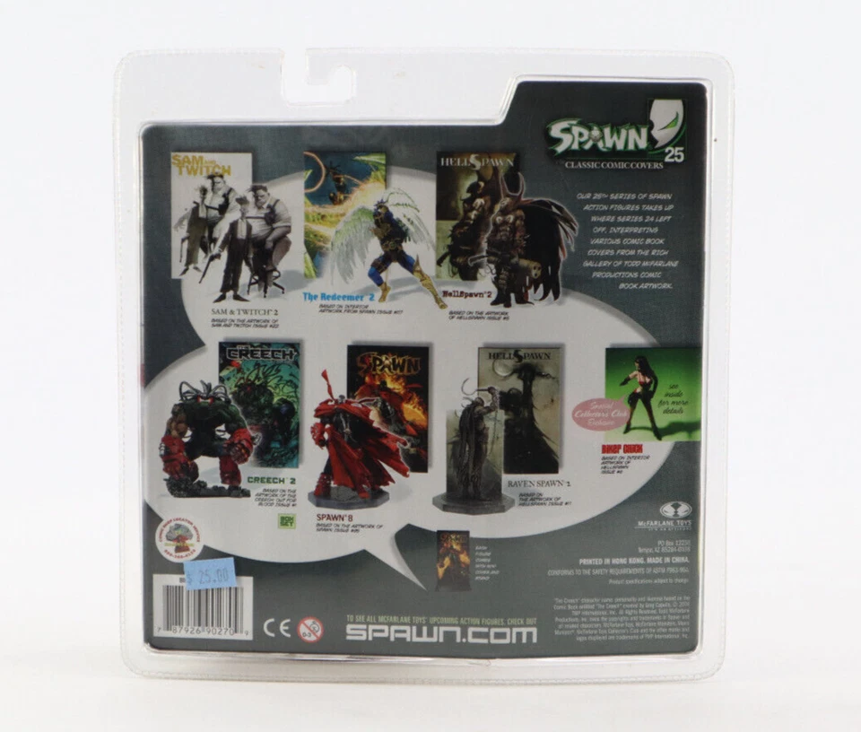 McFarlane 2004 Spawn S 25 Clásico Cómic Motociclista Chica Coleccionista Club Nuevo Sellado Foto 2 de 4