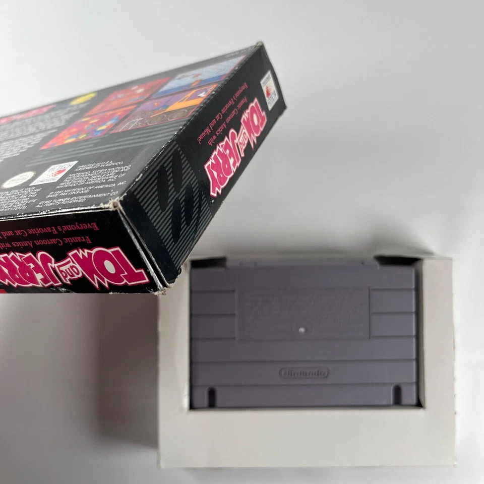 Tom and Jerry Super Nintendo SNES Complete w/ Case NO Manual - Image 3 of 4