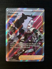Carte Pokémon Peterson 187/189 EB03 Épée & Bouclier Ténèbres Embrasées FR NEUF