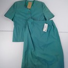 <!--F#f_0-->BRANDTEX Suit 18 Green Midi Skit Jacket Set<!--F/-->