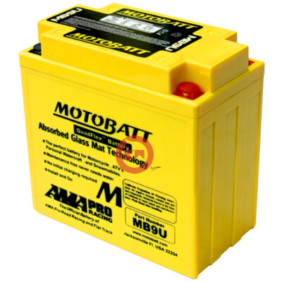 BATTERIA POTENZIATA MOTOBATT MB9U SIGILLATA GILERA TYPHOON X 125 1995-