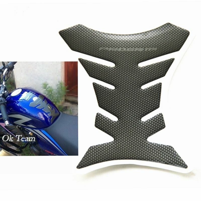 3D Carbon Fiber Gas Tank Pad For Kawasaki ZX-9R 1994 95 96 97 98