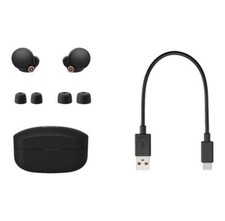 Sony WF-1000XM4 kabelloser Earbuds wireless In-Ear-Kopfhörer - Schwarz – Bild 2