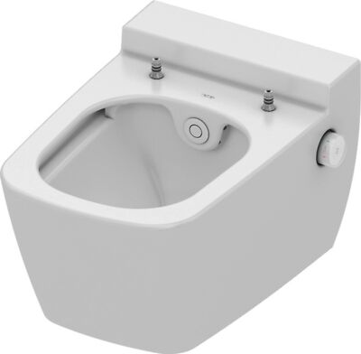 TeceOne Dusch WC Wand Tiefspüler Toilette 9700200 spülrandlos weiß ohne WC Sitz