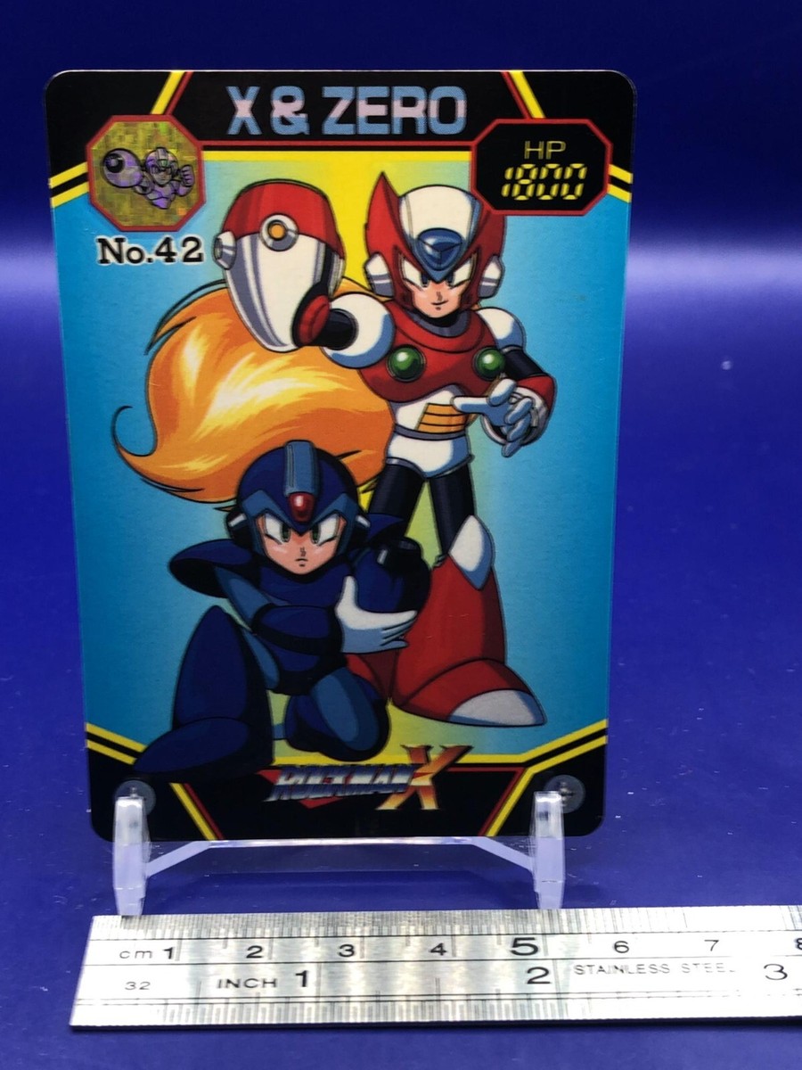 X Zero Mega Man Megaman X No.42 Card Bandai 1995 Japanese | eBay