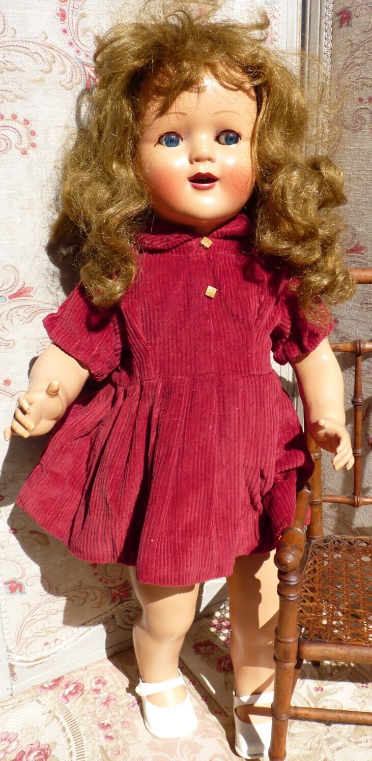 Poupée ancienne Raynal 60 cm de 1969 avec ses vêtements d'origine - Jeux & Jouets