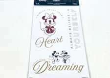 ME & MY BIG IDEAS HAPPY STICKERS  DISNEY MICKEY & MINNIE LARGE ICON STICKERS