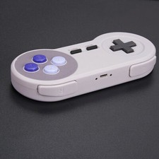 Wireless USB Controller für SNES Emulator, 2.4G USB Gamepad für Win PC & Retropi