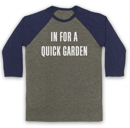 IN FOR A QUICK GARDEN UNOFFICIAL ZEPPELIN ALBUM 3/4 SLEEVE BASEBALL TEE - Picture 3 of 20