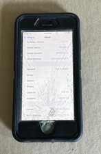 Apple iPhone 7 128GB Silver Unlocked GSM Used Cracked Screen Works G3D