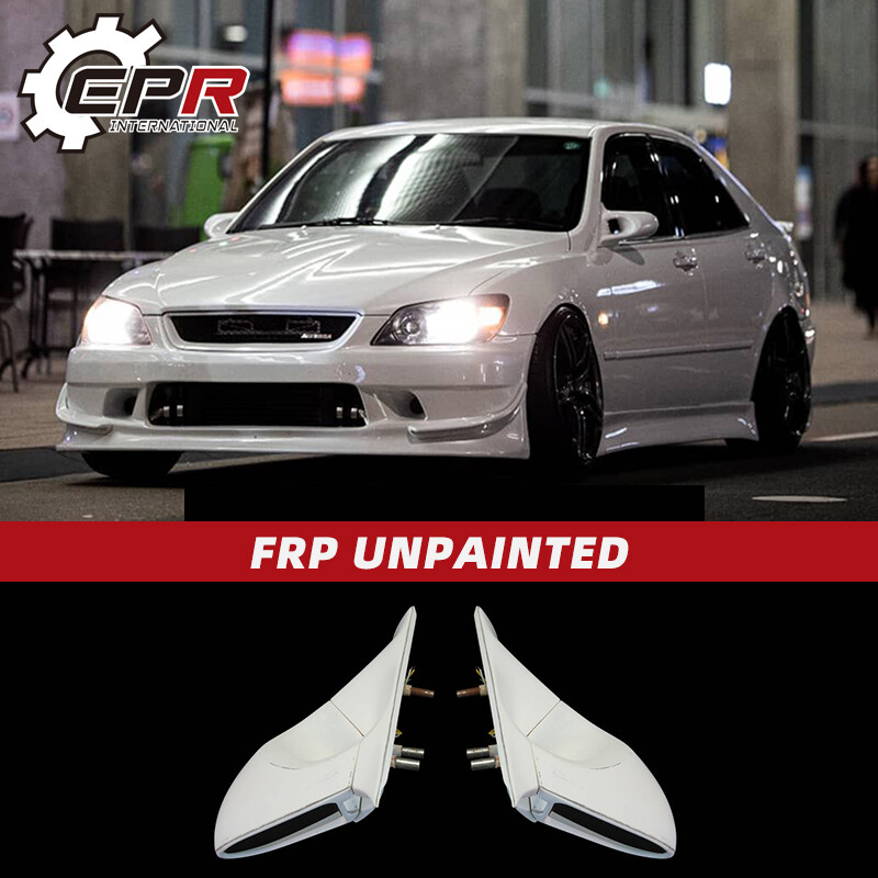 For Lexus 98-05 IS200 Altezza XE10 RHD FRP Unpainted Rearview