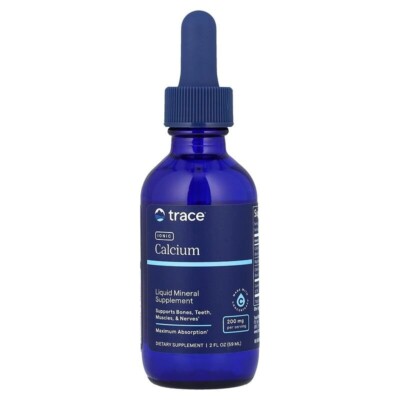 Spurenminerals flüssiges ionisches Calcium (200 mg) 59 ml UK LAGERWARE