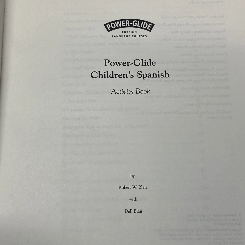 Power-Glide Children’s Spanish Set Books and Cassette Tapes Home School Kids - Image 3 of 4