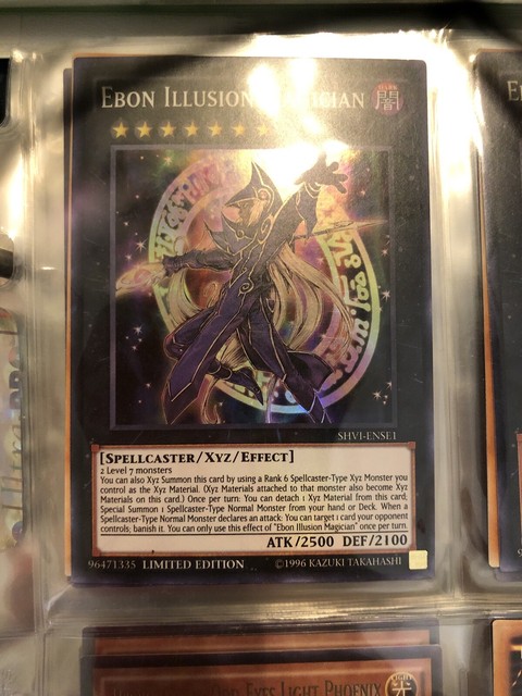 YUGIOH! Ebon Illusion Magician SHVI-ENSE1 - Super Rare - Limited Edition VLP | eBay