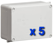 Image of WISKA 815LH IP65 GREY SEALED ADAPTABLE BOX WIB2 x 5 FREE POSTAGE.