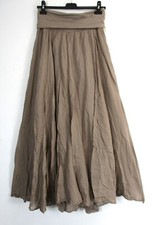 Made Iin Italy Damen Lagenlook Maxirock 1/2 gefüttert 100% Baumwolle 12 Farben