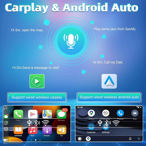 10.1" Android 13.0 Car Stereo Radio Carplay 2+32GB GPS Wifi Touch Screen FM 2Din - 第 3/24 張圖片