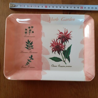 Taplett servierteller Küche gedeckter Tisch Servewell Herb Garden Blumen Platten