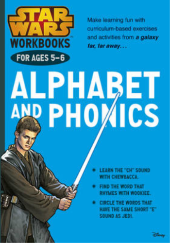 Star Wars Workbooks: Alphabet & Phonics (Ages 5-6)NEW