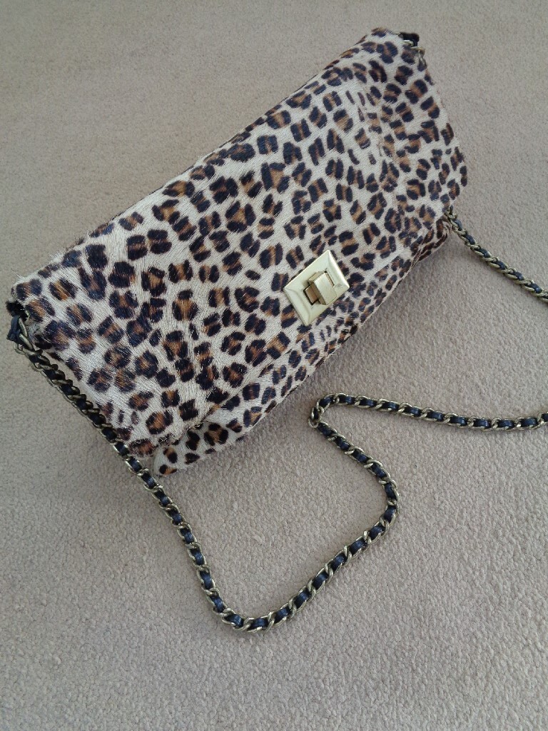 FENN WRIGHT MANSON BROWN MULTI LEOPARD PRINT FAUX… - image 3