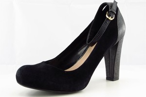 Franco Sarto Size 7.5 M Black Mary Jane Leather Women Heel Shoes | eBay