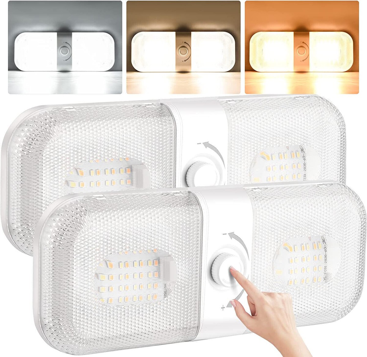 Led Lights For Rv Rv Interior Lights 12V LED RV Interior Ceiling Light - Double Dome ...