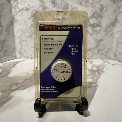 Timex 15 Minute In-Wall Spring Wound Countdown Timer Mechanical Switch
