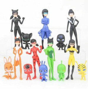 Details About 14pcs Miraculous Tales Of Ladybug Cat Noir Plagg Adrien Tikki Figures Toy