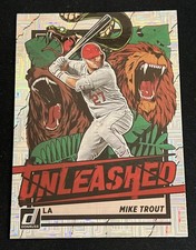 2021 Panini Donruss Unleashed Vector Parallel Mike Trout UNL2 Los Angeles Angels