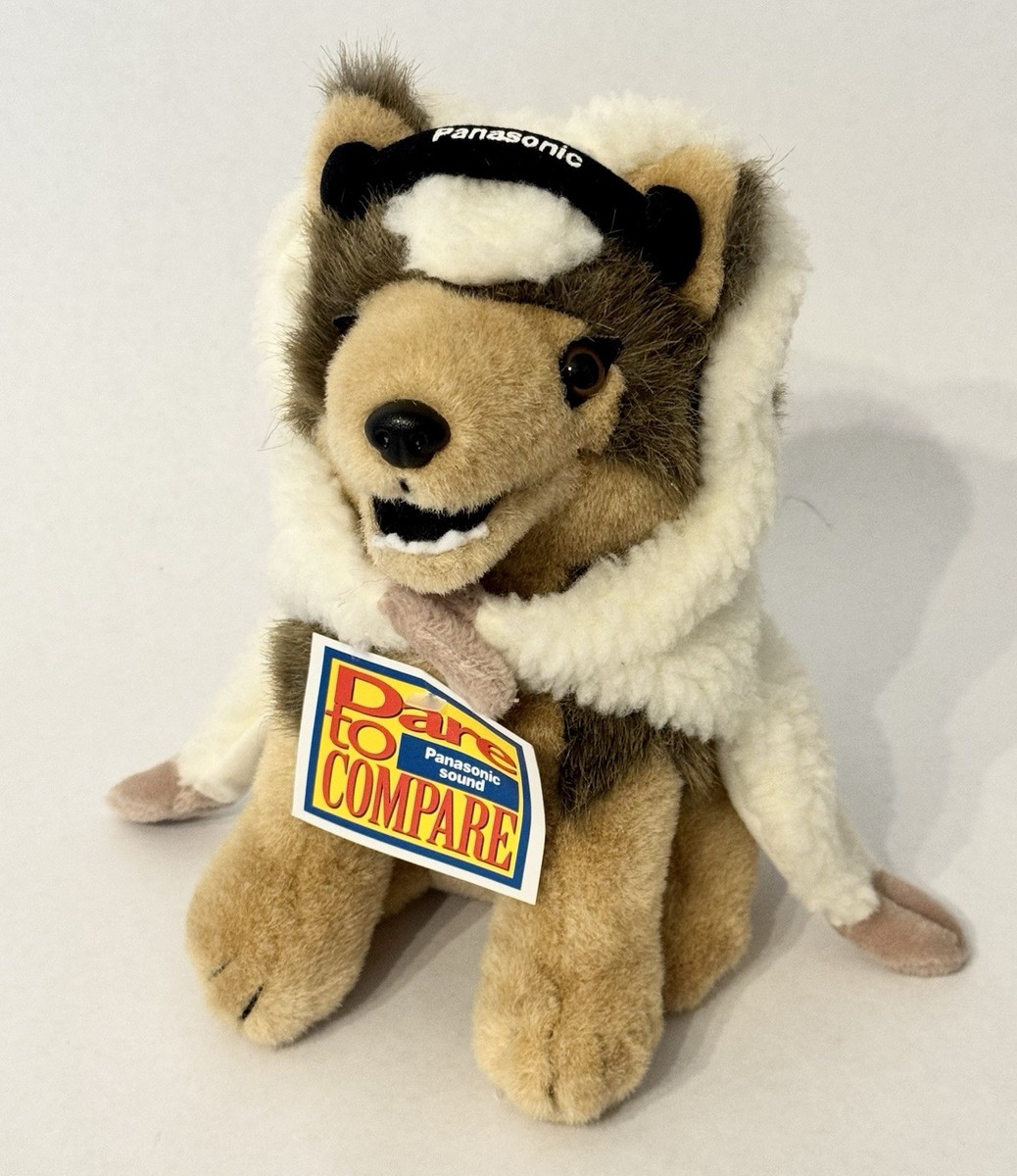 Vintage Panasonic Plush Wolf In Sheep's Clothing Marketing Stuffed