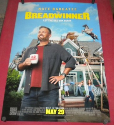 The Breadwinner Movie Poster 27x40 D/S  Nate Bargatze   Mandy Moore   Colin Jost
