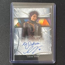 🎮MA 2024 TOPPS STAR WARS MASTERWORK AUTO NATASHA LIU BORDIZZO AS SABINE WREN