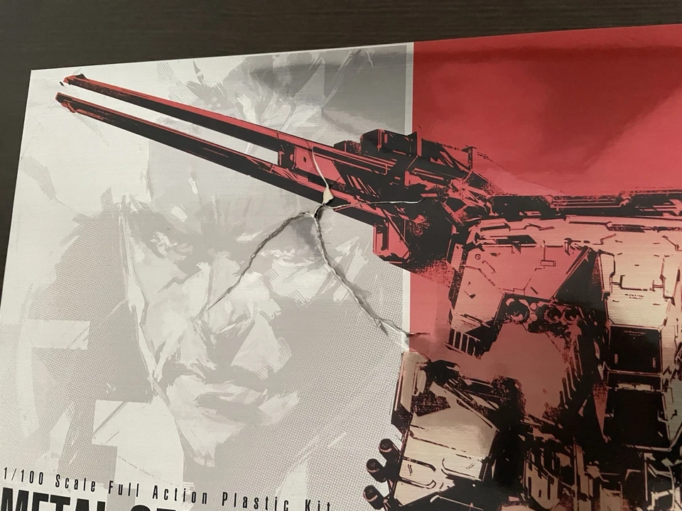 Kotobukiya Metal Gear Rex 1/100 Kit Metal Gear Solid -Neu- Verpackung Beschädigt - Bild 4 von 4