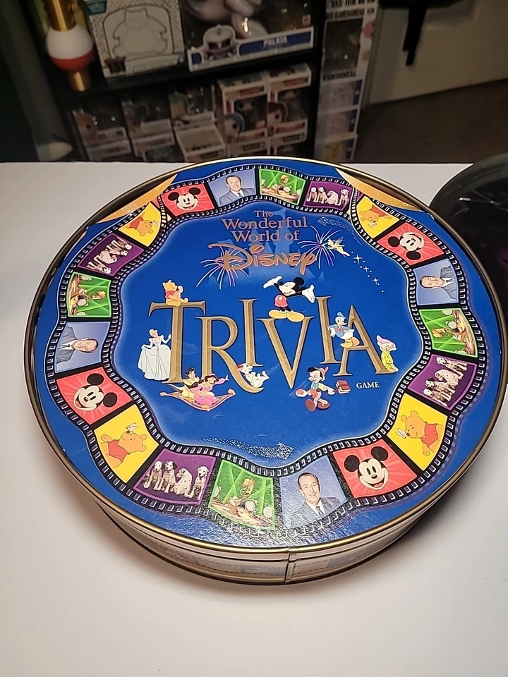 Vtg 90's The Wonderful World of Disney Trivia Game By Mattel Mostly Complete  - Image 4 of 4