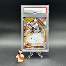 2024 Bowmans Best Jordan Westburg Gold Auto RC /50 PSA 10 Orioles B24-JW