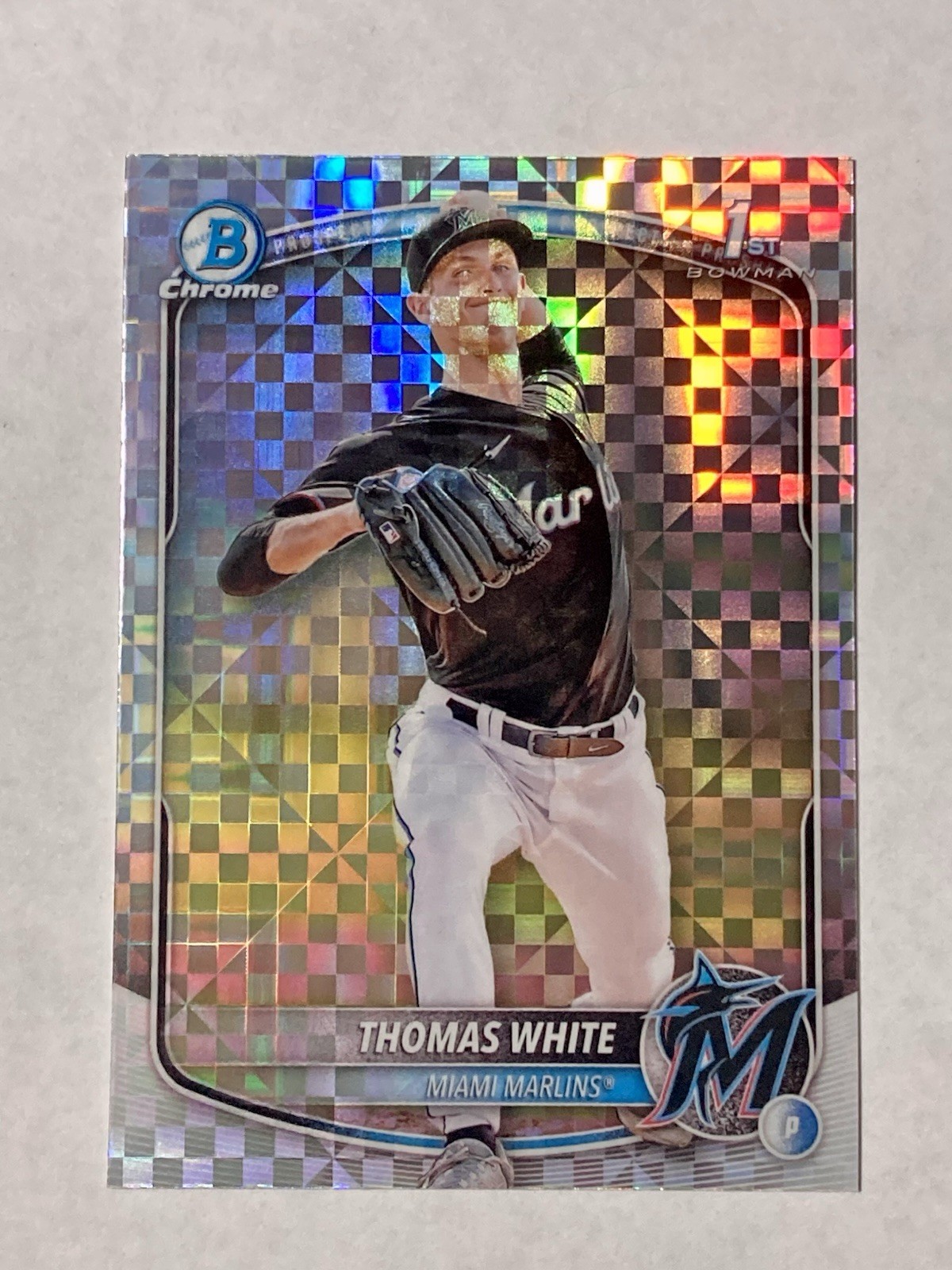 2025 Bowman - Chrome Prospects Thomas White #BCP-69 X-Fractor (RC)
