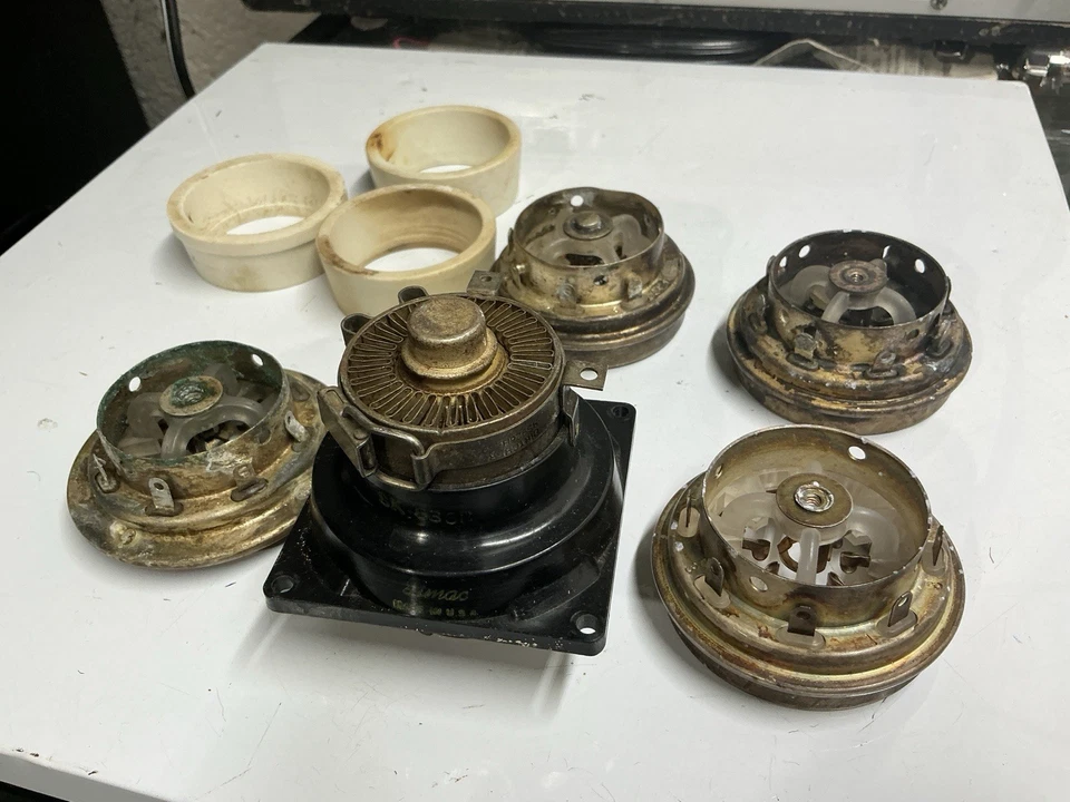 Lote Socket & Chimmey Eimac SK-636R, SK-600, SK-630, SK-606, Johnson 124-115 + Foto 2 de 4