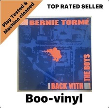 Bernie Torme Back With The Boys  Vinyl LP Record Album 1985 EX / EX