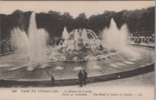 Parc DE Versailles Le Bassin Latone France FR Latona Fountain Palace Postcard
