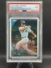 Mike Stanton 2010 Topps Chrome Wrapper Redemp...