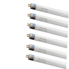 6 Pack F8T5/WW 12 Linear Fluorescent Light Bulb, 8W Warm White T5 Tube,